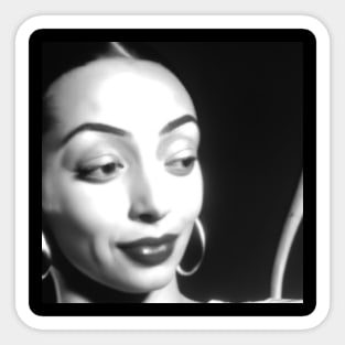 Sade happy Sticker